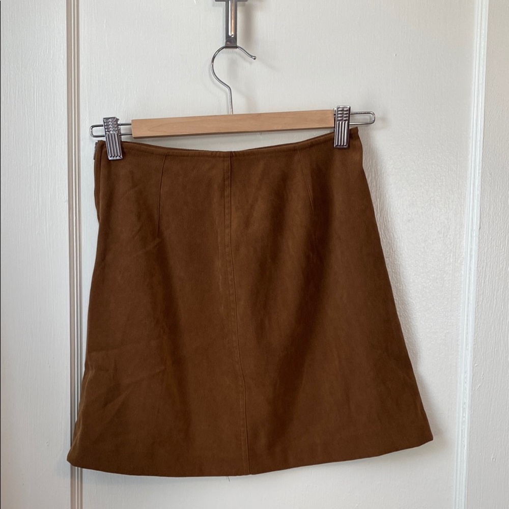 Vintage Express Classic Brown A-Line mini Skirt